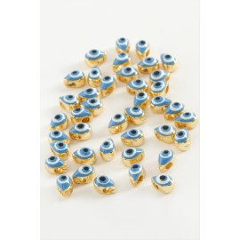 Damla Mineli Bileklik ve Kolye Ucu Aparatı 1 Adet-Beyaz