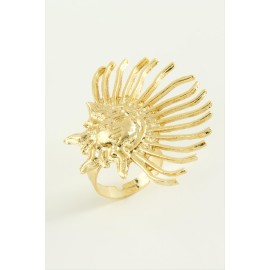 Güneş Metal Yüzük-Gümüş Rengi