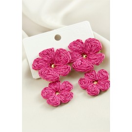 Çiçek Zr Model Küpe-Açık Pembe