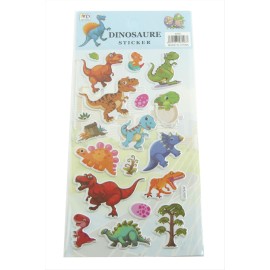 Dinazor Kabartmalı Sticker-Mavi