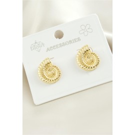 Çiçek Metal Küpe-Gümüş Rengi