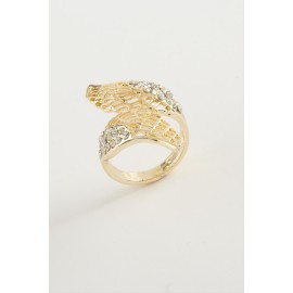 Kanat Taşlı Yüzük-Sarı