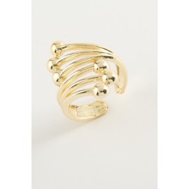 Çiçek Metal Yüzük-Sarı