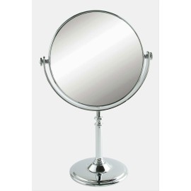 Yuvarlak Gümüş Renkli Masa Aynası 30 Cm 3817-Gümüş Rengi