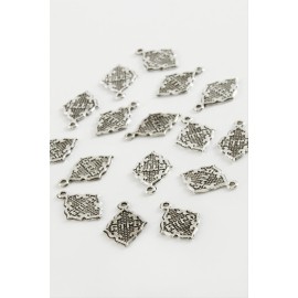 Göktürk Yazılı Tesbih Aparatı 50 Gram-Gümüş Rengi