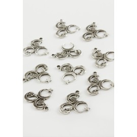 Hilal Tesbih Püskül Aparatı 50 Gram-Gümüş Rengi