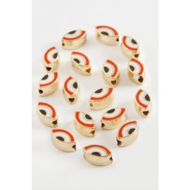 Göz Mineli Aparat 1 Adet-Turuncu