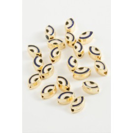 Göz Mineli Bileklik ve Kolye Ucu Aparatı 1 Adet-Turkuaz