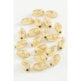 Göz Metal Bileklik ve Kolye Ucu Aparatı 1 Adet-Sarı