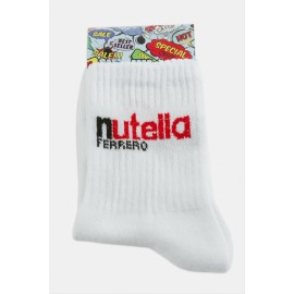 Çikolata Kolej Çorap 8X28-Beyaz