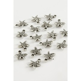 Deniz Yıldızı Tesbih Püskül Aparatı 50 Gram-Gümüş Rengi