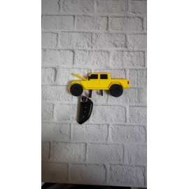 Araba Figürlü Duvar Anahtarlığı Ev ve Ofis İçin Dekoratif Tasarım