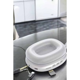 P9 Plus Kablosuz Kulak Üstü Bluetooth Kulaklık Beyaz Yüksek Ses Kaliteli