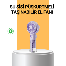 Taşınabilir Şarjlı Su Buharlı Mini Klima Fan