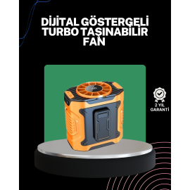 USB Şarjlı Kompakt El ve Boyun Fanı Çok Fonksiyonlu