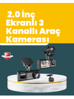 Full HD Çift Yönlü Araç Kamerası  Hareket Algılama  Döngüsel Kayıt