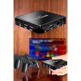 Oyun Konsolu Çift Kollu 1000 Oyunlu TV Box Netflix Youtube Atari