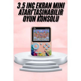 3.5 İnç Klasik Retro LCD Ekran 500 Oyunlu Oyun Konsolu Taşınabilir