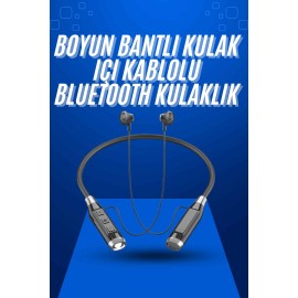 Boyun Bantlı SD Kart Girişli Yüksek Perfomanslı Bluetooth Kulaklık