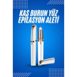 Tüy Kıl Alma Kaş Bıyık Unisex Yüz Bakım Epilasyon Aleti Pilli