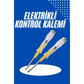 Çift Uçlu Kontrol Kalemi Elektrik Test Kalemi Şeffaf