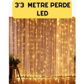 Şelale Tasarımlı Perde LED – Düğün ve Özel Gün Işıkları