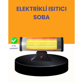 Enerji Tasarruflu 1800W Quartz Infrared Isıtıcı