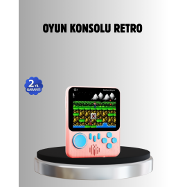 Retro Oyun Konsolu – 3.5 İnç Ekran, 666 Klasik Oyun, TV Bağlantılı
