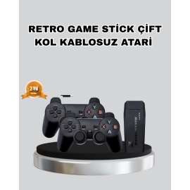 2.4G Kablosuz Mini Oyun Konsolu Taşınabilir ve Şık Tasarım