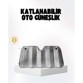 Otomobil Güneşliği – Katlanabilir Tasarım ve Süngerli Isı Yalıtımı