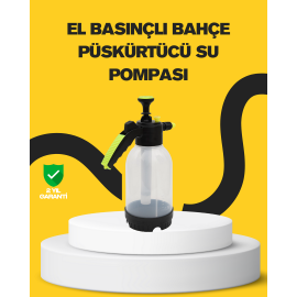 Pompalı Köpük Püskürtücü 2 Litre Dayanıklı Manuel Basınçlı Yıkama Şişesi