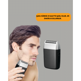 Sessiz, Güçlü ve Şık: Erkeklere Özel Şarjlı Tıraş Makinesi