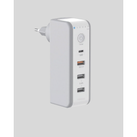 Zaman Kontrollü Şarj Cihazı 30W Hızlı Şarj ve Çoklu USB Çıkışı