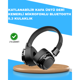 Katlanabilir Tasarımlı Taşınabilir Kablosuz Müzik Kulaklığı