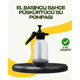 Manuel Basınçlı Köpük Püskürtücü Ayarlanabilir Nozullu 2 Litre Araba Yıkama