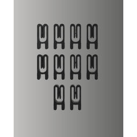 Cips Kahve ve Bakliyat İçin Poşet Kapatma Mandalı 10’lu