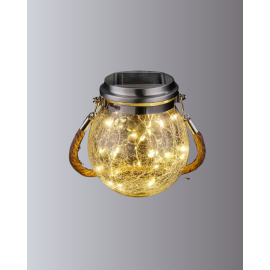 Suya Dayanıklı Güneş Enerjili Cam Şişe Sarkıt Lamba