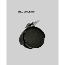 6 cm Döner Kilitsiz Ayak Tek Parça