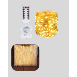 Romantik Ambiyans İçin Uzaktan Kumandalı Günışığı Peri Led