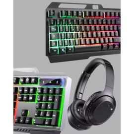 HN01 KULAKLIK + PG-8018 OYUNCU KLAVYESİ SET