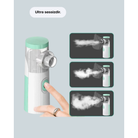 Şarjlı Taşınabilir Ultrasonik Nebulizatör Ultra Sessiz