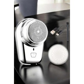 Seyahat Tipi Tıraş Makinesi Taşınabilir Kablosuz Mini Paslanmaz Çelik