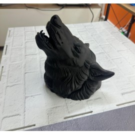 Siyah Ayı Figürü Duvar Dekoru Asılabilir Hediyelik Heykel 25x19 cm (Kopya)