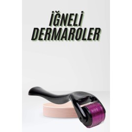 Saç Çıkarma Tarağı Dermaroller 540 Iğneli Roller 1 Mm Iğne Cilt Yüz Yenileme Bakım Seti