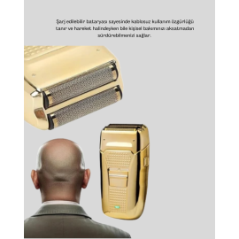 Şarjlı Islak Kuru Tıraş Makinesi Cilt Dostu Hassas Bıçaklı
