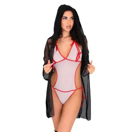 Beyaz Fantezi 2' Li Takım - 1371 - Beden L/XL