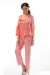 Nar Çiçeği Saten Pijama Takımı - 1413 - Beden S/M