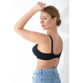 Siyah  Toparlayıcı Sütyen - 502 - Beden 85