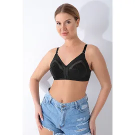 Siyah  Toparlayıcı Sütyen - 502 - Beden 80