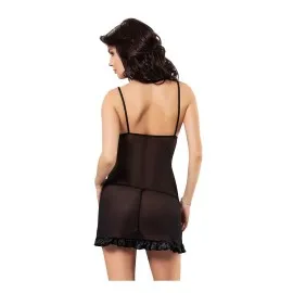 Siyah Dantel Gecelik - 614 - Beden S/m